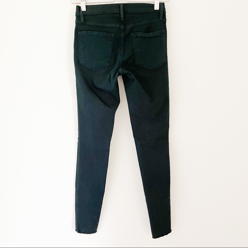 Frame Le Skinny de Jeanne Hunter Rips Jeans - Picture 7 of 11